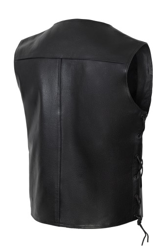 КОЖАНЫЙ ЖИЛЕТ SM RACE WEAR SINSTER ДЛЯ МОТОЦИКЛА CHOPER CRUISER 3XL