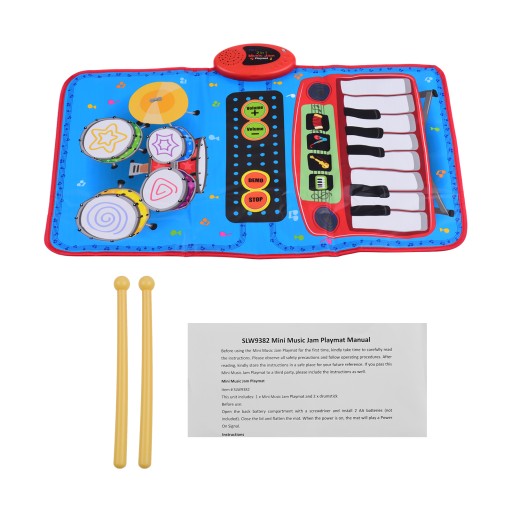 70 * 45cm Electronic Musical Mat Piano and Drum
