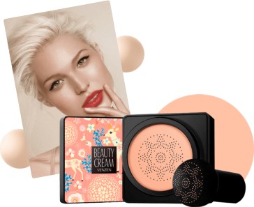 КРЕМ-ПУДРА ДЛЯ ЛИЦА ВОЛШЕБНЫЕ ЭФФЕКТЫ VENZEN FOUNDATION FOUNDATION POWDER УВЛАЖНЯЕТ