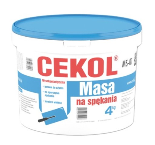 Cekol MS-01Elastyczna Masa na spękania 4kg