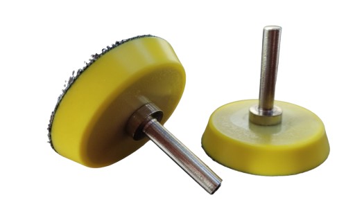 Talerz szlifierski na rzep 50mm trzpień 6mm pad dysk wsporczy Podkładka