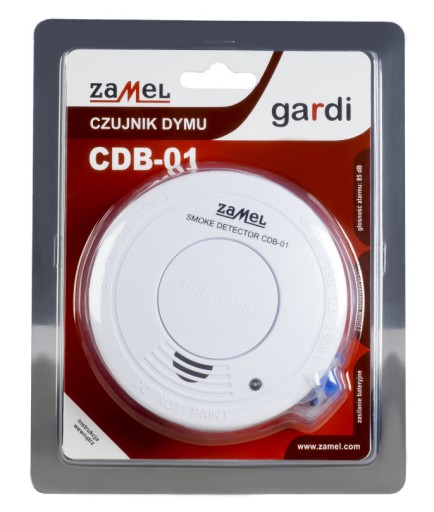 CDB01 аккумуляторный детектор дыма пожарный детектор Zamel