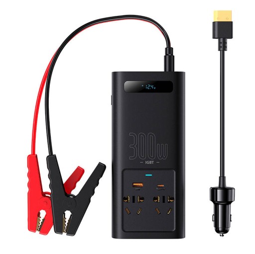 АВТОМОБИЛЬНЫЙ ИНВЕРТОР BASEUS 300 Вт 220 В CN/EU USB