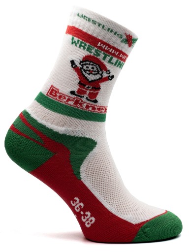 Рождественские борцовские носки SANTA |30-32