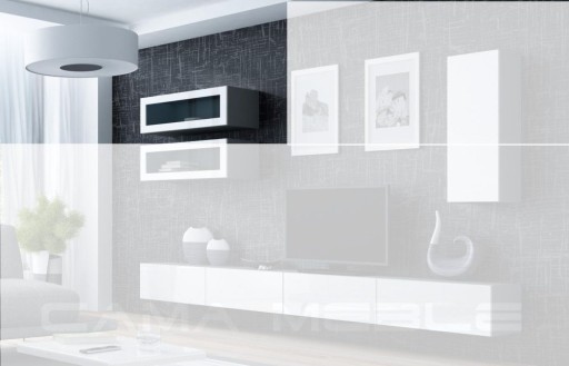 Витрина-витрина VIGO 90 см, фасад глянцевое стекло -Cama Meble