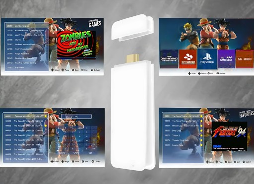 Retro Console TV Game HDMI 20 000 игр 15 Эмуляторы 2 падки + 64 ГБ