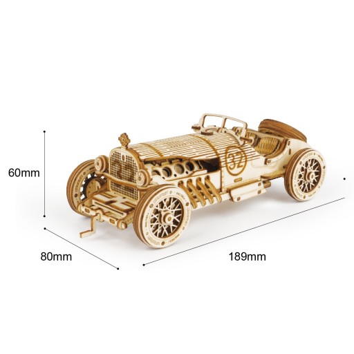 AUTO KLASYCZNE ROBOTIME DREWNIANY MODEL PUZZLE 3D