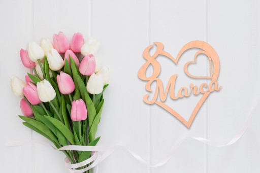 Деревянное СЕРДЦЕ 8 МАРТА сердце ЖЕНСКИЙ ДЕНЬ