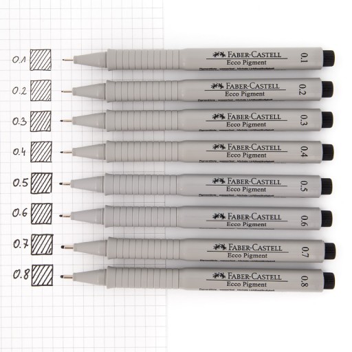 Чертежный тонкописец Faber Castell Ecco 0,8 мм