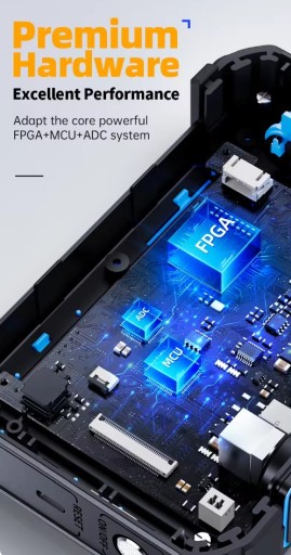 Цифровой осциллограф Fnirsi 2C53P + мультиметр и генератор 2х50МГц 250МСа/с
