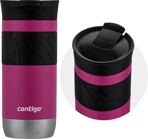 Термокружка Contigo Byron 2.0 470мл розовая матовая