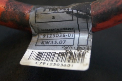 BMW E90 E91 E92 E93 ПРОВОД ПЛЮС КАБЕЛЬ 9125036