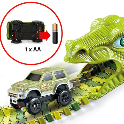 АВТОГОНОЧНАЯ ТРЕК DINO PARK XXL MAGIC TRACK CAR 260 шт. 452 СМ