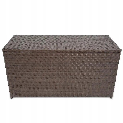 vidaXL Garden Box Коричневый 120 x 50 x 60 см PE Ротанг