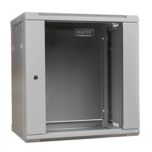 Подвесной шкаф RACK 19 дюймов, 12U, 450 мм, серый