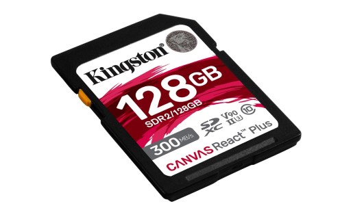 Карта памяти Kingston SD Canvas React Plus 128 ГБ
