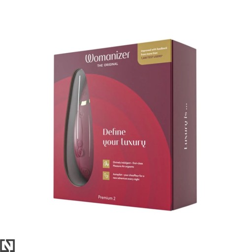 Стимулятор клитора Womanizer Premium 2 Bordeaux