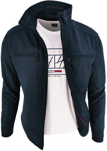 KURTKA MĘSKA PRZEJŚCIOWA GŁADKA 4220 XXL 2XL