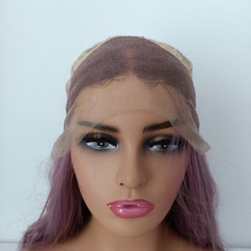 Парик LACE FRONT 2 цвета фиолетовый + шапочка БЕСПЛАТНО