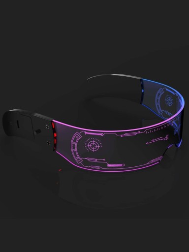 Очки для вечеринок, LED, RGB, 21 световой эффект