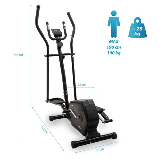 E580 Eb fit магнитный эллиптический тренажер