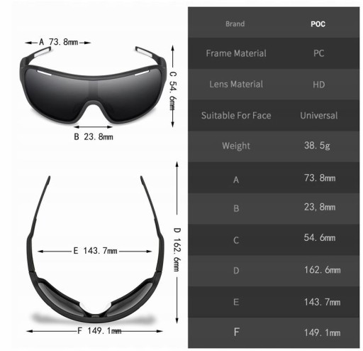 Велосипедные очки POC BLADE HD, 5 предметов, новинка