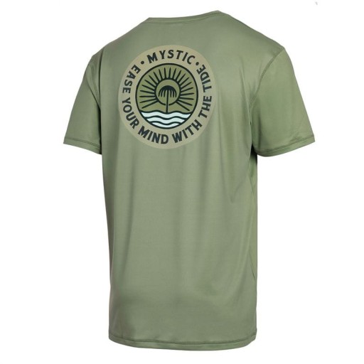 Mystic Ease SS Rashvest Olive Green 2023 XL футболка с коротким рукавом