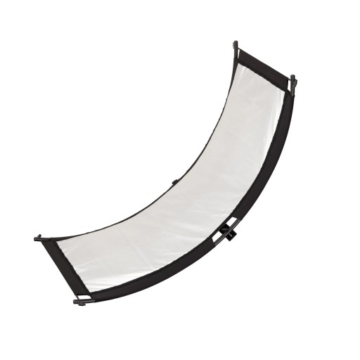 GlareOne Arc 60x120 cm blenda zakrzywiona 4w1 biała/srebrna/złota/czarna