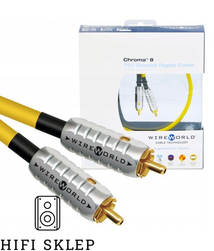 Wireworld CHROMA 8 — цифровой/коаксиальный кабель RCA — 0,5 м