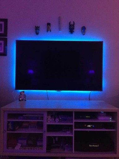 ПОДСВЕТКА ТЕЛЕВИЗОРА 16 СВЕТОДИОДОВ RGB 300см ПУЛЬТ ДУ USB