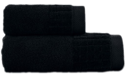 БАННОЕ ПОЛОТЕНЦЕ ZWOLTEX 70X140 ИЗ ЕГИПЕТСКОГО ХЛОПКА PAULO ЧЕРНОЕ