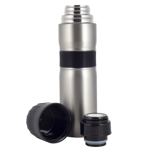 KUBEK TERMICZNY TERMOS STALOWY 100% SZCZELNY pojemny bidon KAMILLE 950 ml