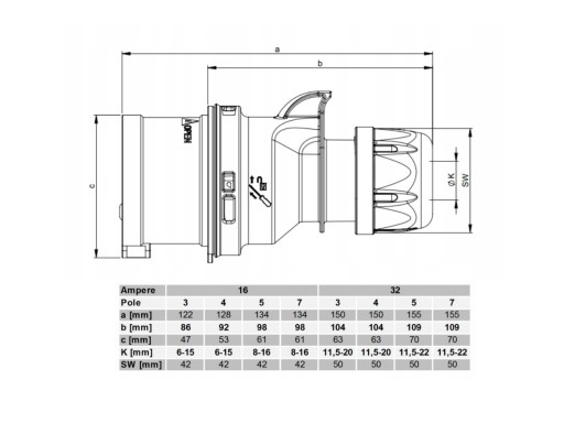 Удлинитель для кемпера CAMPING 50м PUR H07BQ-F 3x2,5
