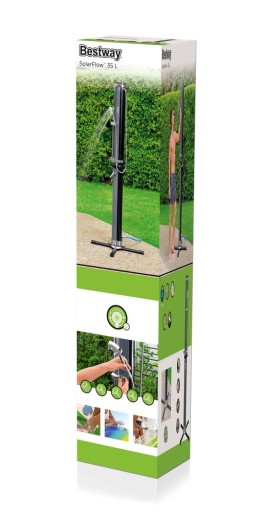 Душ для бассейна с солнечной батареей для сада 35 л Bestway 58