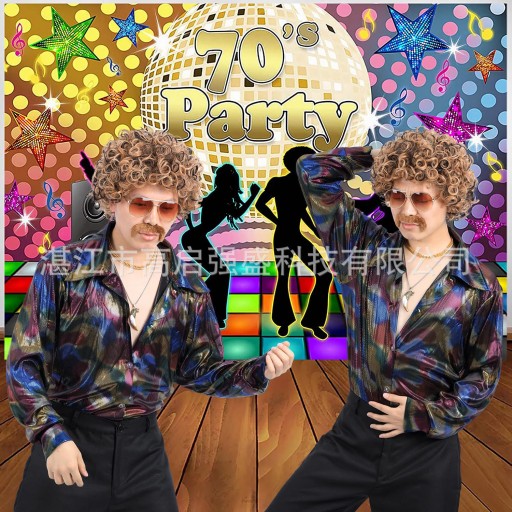Disco7080s Набор париков Disco, набор из 6 предметов