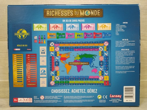 Lansay Richesses du Monde Первое издание Игра FR