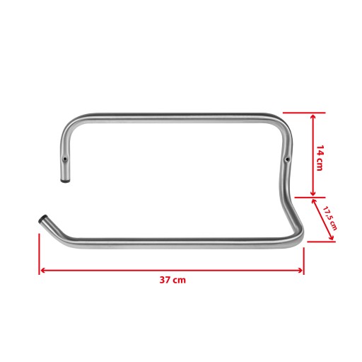 Вешалка XXL для бумажных полотенец WR02 INOX