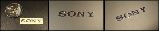 Наклейка SONY LOGO Metal Edition 50x8 мм 074b