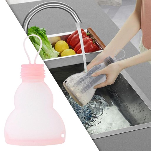 Силиконовое молочко Milk Saver для кормления 150мл Розовый