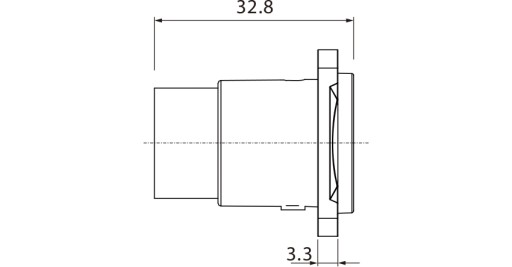 Панельная розетка Roxtone RAU3D-B USB 3.0