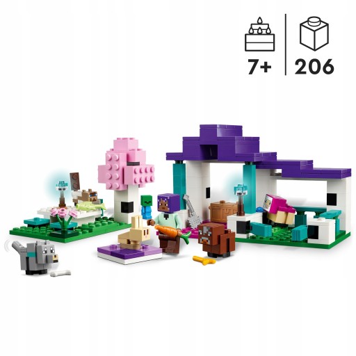 LEGO MINECRAFT 21253 REZERWAT ZWIERZĄT PREZENT