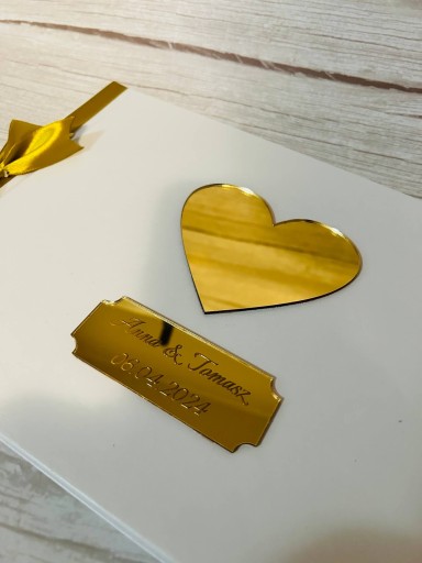 ГОСТЕВАЯ КНИГА СО СВАДЕБНЫМИ ОБЗОРАМИ GLAMOUR HEART 3D