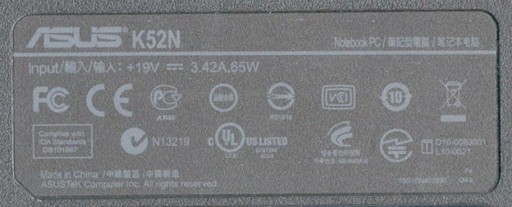 Модуль питания ASUS K52N Switch + USB + SD-кардридер