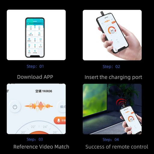 Smart App Control Мобильный телефон Пульт дистанционного управления Беспроводной инфракрасный порт