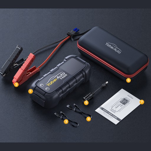 БУСТЕР JUMP STARTER YABER 6000A ПУСКОВОЕ УСТРОЙСТВО
