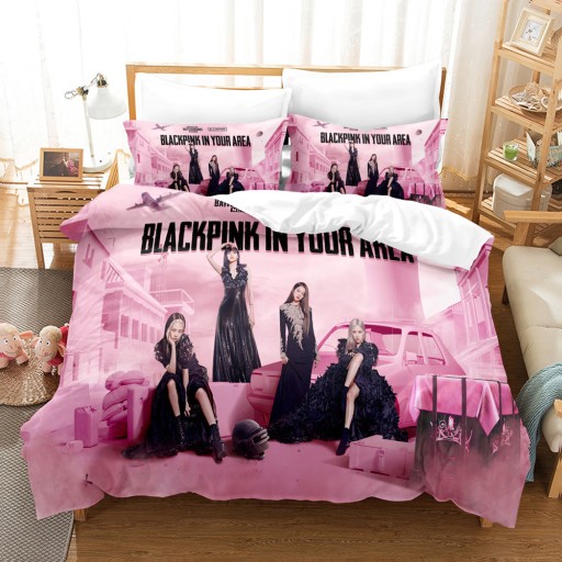 Комплект домашнего текстиля из трех предметов BLACKPINK