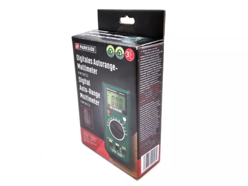 PARKSIDE PDM 300 C3 ЦИФРОВОЙ ИЗМЕРИТЕЛЬ МУЛЬТИМЕТР ДЕТЕКТОР НАПРЯЖЕНИЯ