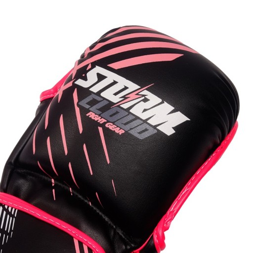 GrondCloud MMA перчатки для детей Линкс черно -розовый младший m