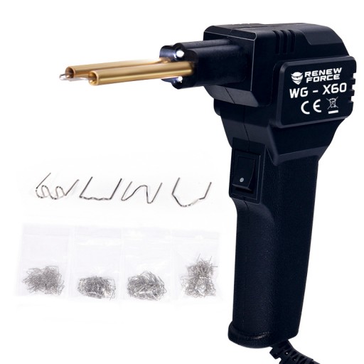 ZSZYWARKA DO PLASTIKU SPAWARKA ZGRZEWARKA + 200 ZSZYWEK + CĄŻKI MOC 50W