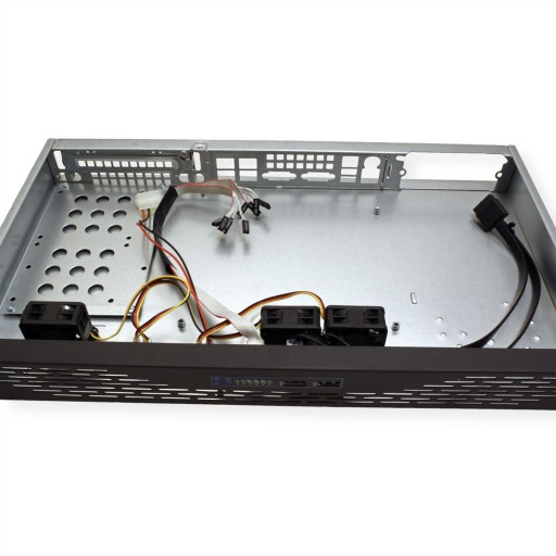 Серверный шкаф 19' RACK 1UH, черный